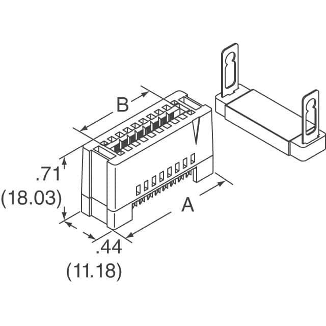 3666-0001 3M  Edgeboard Connectors